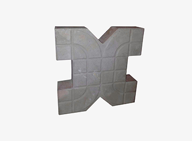 X型水泥色植草砖